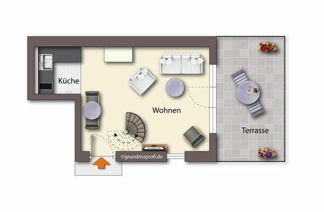 Ferienwohnung in Seebad Heringsdorf - (Brise) Gartenhaus Brunnenstraße App. 06 - Bild 14