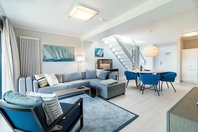 Ferienwohnung in Binz (Ostseebad) OT Prora - FeWo Aquamarin mit Dachterrasse in PRORA Block 1 / App. 518 - Bild 3