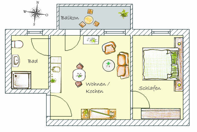 Ferienwohnung in Seebad Heringsdorf - (Brise) Villa Elbflorenz App. 04 - Bild 18