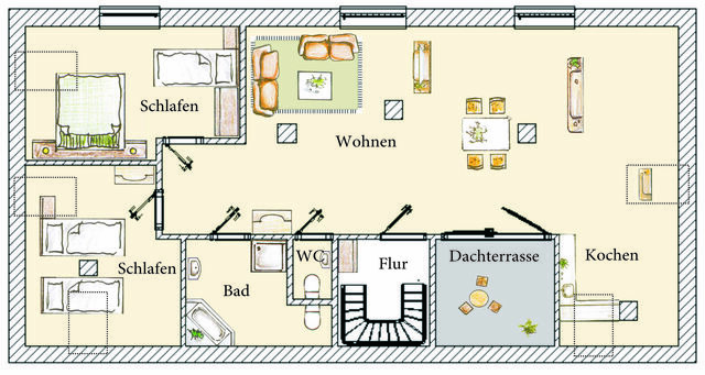 Ferienwohnung in Seebad Heringsdorf - (Brise) Villa Lindenstraße App. 08 - Bild 13
