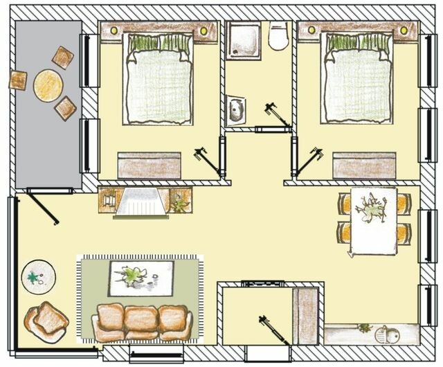 Ferienwohnung in Seebad Bansin - (Brise) Gartenhaus Belvedere App. 01 - Bild 18