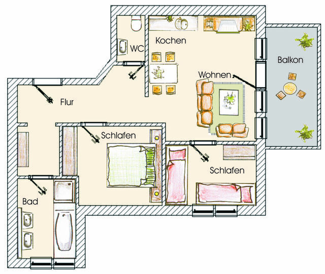 Ferienwohnung in Seebad Heringsdorf - (Brise) Neubauvilla Elbflorenz App. 16 - Bild 14