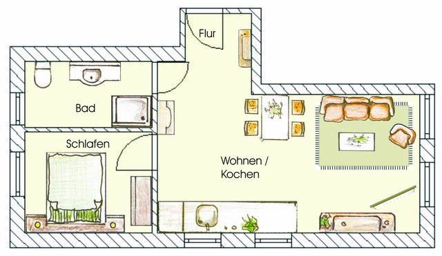 Ferienwohnung in Seebad Bansin - (Brise) Villa Berty App. 06 - Bild 12