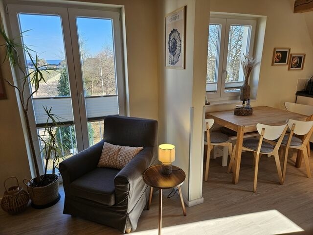 Ferienwohnung in Dahme - K&uuml;stengl&uuml;ck 3: Modernes Maisonette-Apartment mit Meerblick & Kickerspa&szlig; - 200m zum Strand & B&auml;cker. - Bild 5