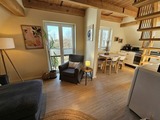 Ferienwohnung in Dahme - K&uuml;stengl&uuml;ck 3: Modernes Maisonette-Apartment mit Meerblick & Kickerspa&szlig; - 200m zum Strand & B&auml;cker. - Bild 12