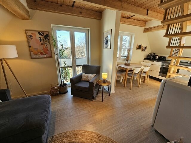 Ferienwohnung in Dahme - K&uuml;stengl&uuml;ck 3: Modernes Maisonette-Apartment mit Meerblick & Kickerspa&szlig; - 200m zum Strand & B&auml;cker. - Bild 12
