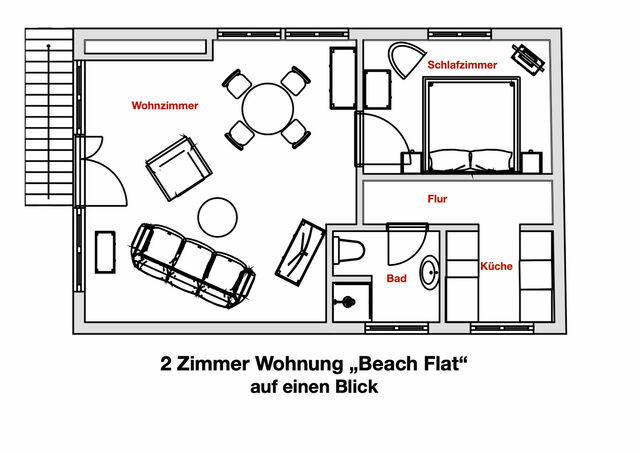 Ferienwohnung in Wendtorf - Beach Flat Wendtorfer Strand - Haus Nordlichter - Bild 11