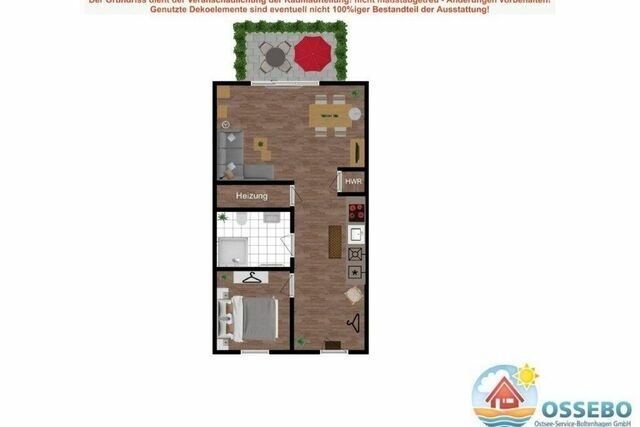 Ferienwohnung in Boltenhagen - Papillon 8-3 Wohnung Auszeit - Bild 20