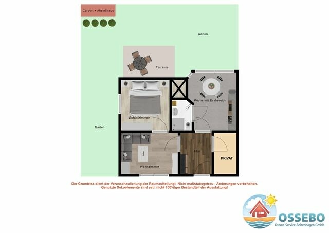 Ferienwohnung in Boltenhagen - Ferienhaus Ostseetraum EG - Bild 19