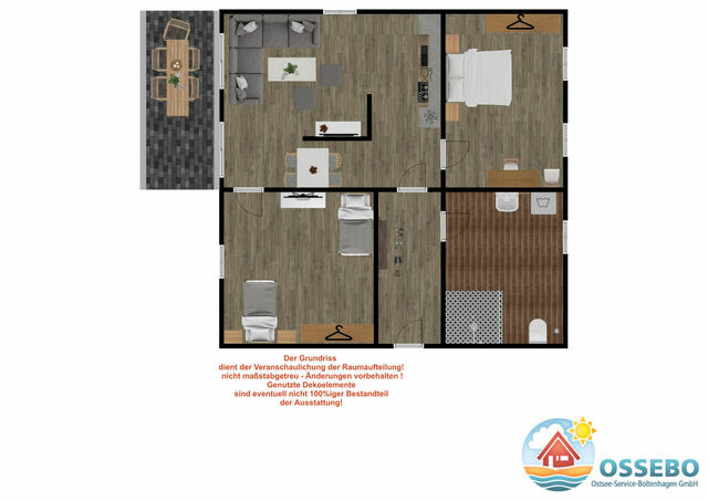 Ferienwohnung in Boltenhagen - OSTSEE7 Fewo S&uuml;nn - Bild 22