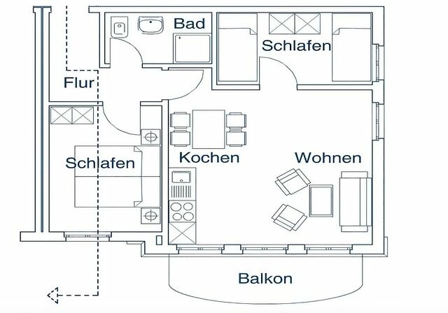 Ferienwohnung in Bansin - Villa Sonnengl&uuml;ck, App. 27 - Bild 10