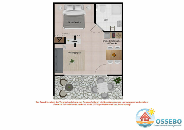 Ferienwohnung in Hohenkirchen-Niendorf - Haus Seeblick Wohnung 13 "Green Island - Bild 20