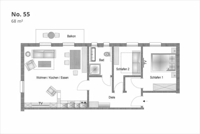 Ferienwohnung in Binz - Min H&uuml;sung - 90620 - Bild 10