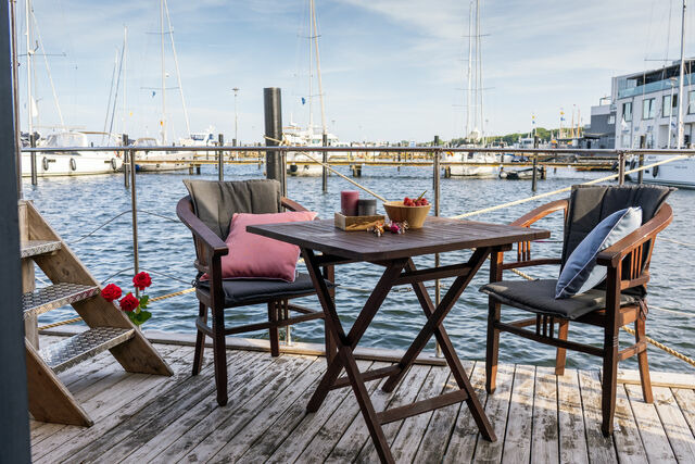 Ferienwohnung in Heiligenhafen-Ortm&uuml;hle Yachthafen - Hausboot Kanja Huus & Meer - Bild 4