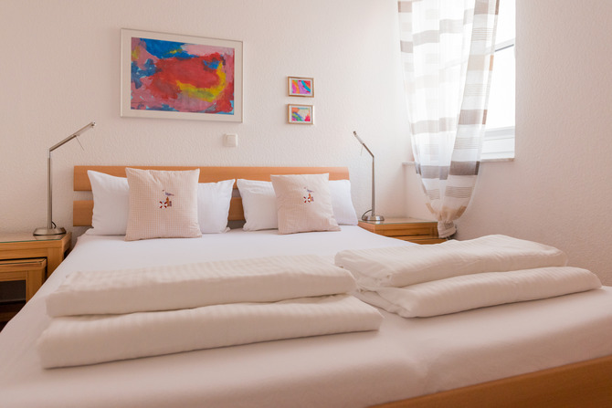 Ferienwohnung in Haffkrug - Seehaus zur Strandbr&uuml;cke - Schlafzimmer