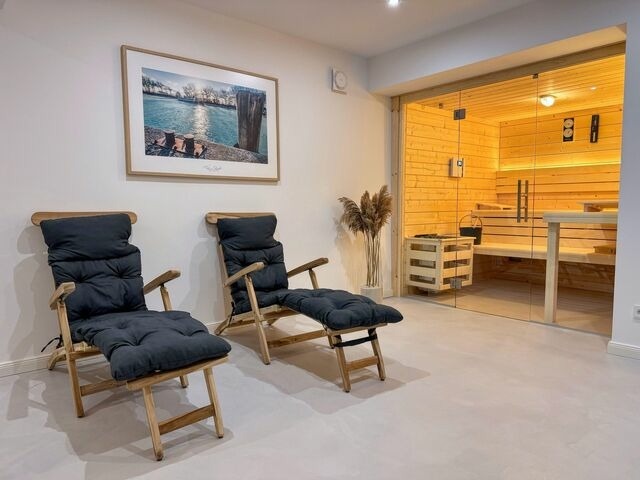 Ferienwohnung in Fehmarn OT Orth - Piratenschiff - First-Class Auszeit mit privaten Spa, Kamin, Meerblick & Gym - Bild 3