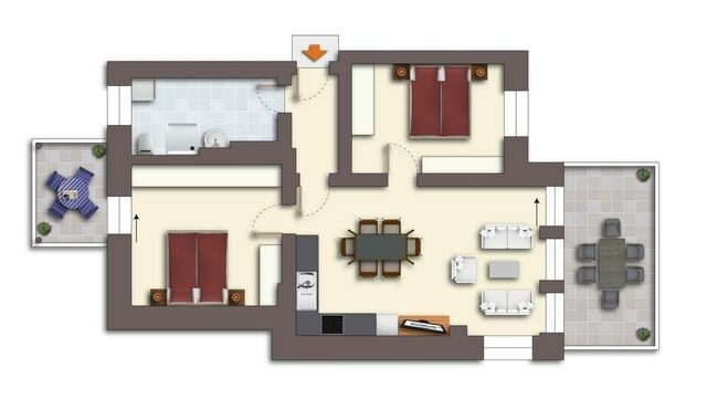 Ferienwohnung in Ahlbeck - (Brise) Villa Erika App. 3 - Bild 12